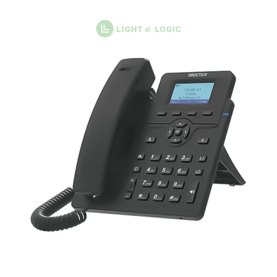 DINSTAR C60UP Entry Level IP Phone with POE & Without Adapter