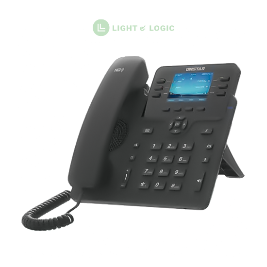 DINSTAR C63GP Color Screen IP Phone with POE & Without Adapter